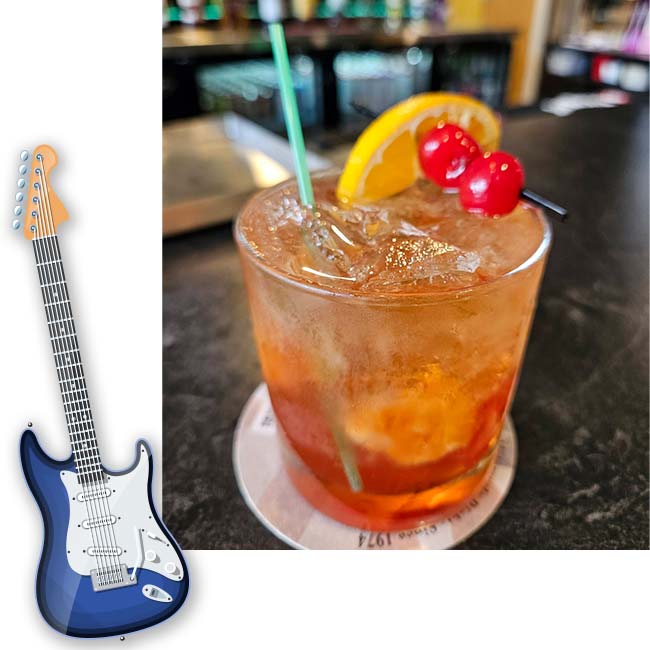Fast Lane Bar Old Fashioned Cocktail
